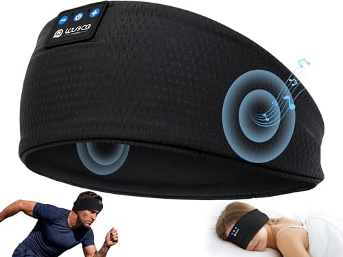 LOVE EYE Bluetooth Schlafmaske mit Kopfhörern, 100% Verdunkelung