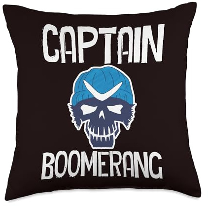 Boomerangs - Captain Boomerang Throw Pillow