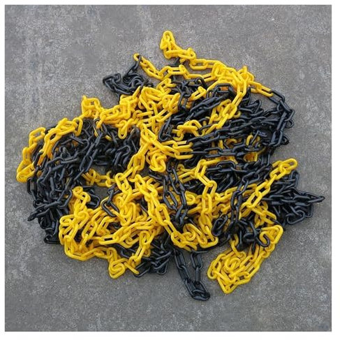 Traffic Safety Cones, Lightweight Safety Cones with Handle & Reflective Collar, Cones for Parking Lot, Sport and Driving Training, Road Safety, Construction Events(Yellow,2m Long Chain)