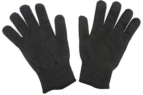 OSALADI Schnittfeste Handschuhe Schutzstufe 5 Schutzhandschuhe Küche Atmungsaktiv Hochflexibel Mikrowellenbeständig für Schneiden Holzschnitzen Arbeiten