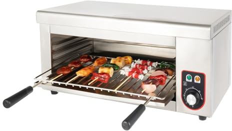 Electric Cheese Melter, Stainless Steel Toaster Oven 1500W, Cheese Melting Raclette Grill 120-570°F, Cheese Melting Raclette Grill, Height Adjustable Kitchen Appliance for Cheese, Sandwiches, Steaks