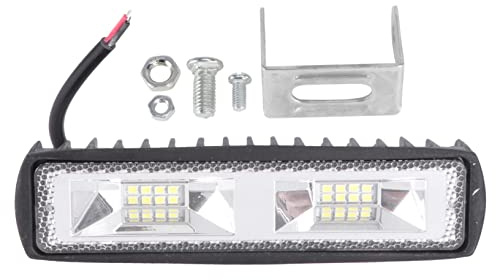 GETAJGHSD Lámpara de Trabajo LED 16 LED 48w Barra Luz Techo Coche Todoterreno SUV Off-Road Uso Profesional