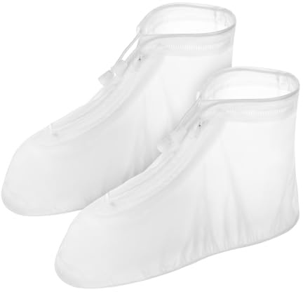 GALPADA Schuhüberzieher für Erwachsene Regenschuhüberzüge aus PVC Schuhschutz vor Regen und Schlamm rutschfeste Sohle Wiederverwendbar und Tragbar