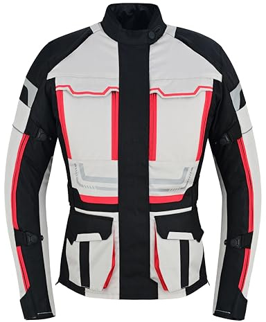 Rider Protec® Ladies Motorcycle Jacket Women’s Cordura Biker Jacket with Protective Armour Waterproof Motorbike Riding Jacket