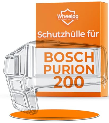 Displayschutz für Bosch Purion 200 wasserabweisend I Ebike Display Schutz gegen Kratzer & Wasser I E-Bike Monitor Schutzhülle I transparente Fahrrad Computer Abdeckung I E Bike Zubehör von Wheeloo