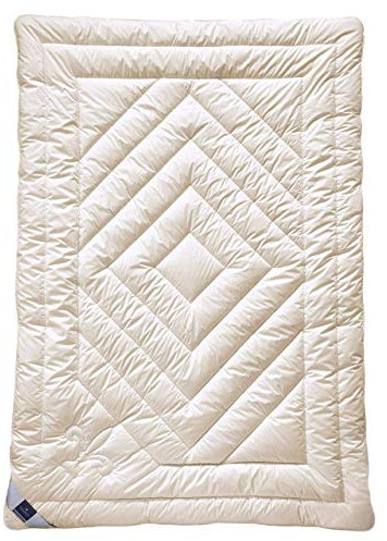 billerbeck Cashmere Bettdecke | Contessa | 155 x 220 cm | Naturdecke | Wärmestufe leicht | 100% Cashmere