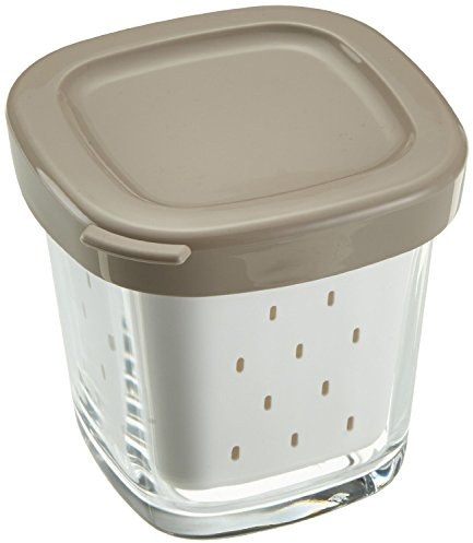 Seb XF100101 Delices Box Coffret de 6 Pots Yaourt Verre Couvercle avec Égouttoir,cloris aléatoire