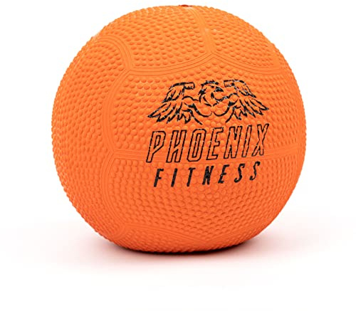 Phoenix Fitness RY929 No Bounce Medicine Slam Ball, liten medicinboll, Med Ball, hållbar gymnastikboll för att stärka skrovmusklerna, 3 kg