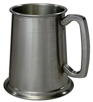 Wentworth Pewter 1 Pint Antique Finish Pewter Tankard (Antique Look Tankard)