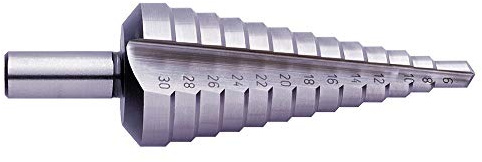 Exact Stufenbohrer mit gerader Nute, 30-40mm, HSS