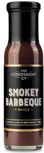 The Condiment Company Smokey Barbecue Sauce 260g | Use As BBQ Rib Sauce & For Burgers, BBQs, Gift Set & Cooking