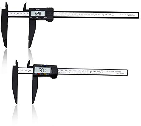 HUDEMR Pie de Rey 0-200 / 300mm Display Digital de Gran precisión Pie Grande Pie de Rey Digital Herramienta de medición Micrómetro calibrador Vernier (Color : Silver, Size : 0-300MM)