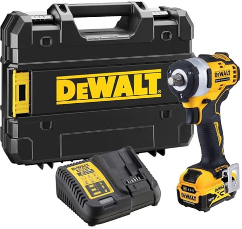 DEWALT DEWDCH172P2 DCH172P2 Ultra-Compact XR SDS Plus Rotary Hammer 18V 2 x 5.0Ah Li-ion, 18 V, Black/Yellow