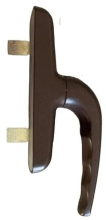 API Cremonese maniglia apertura interna 6003 per porte e finestre in alluminio .Non idonea per apertura esterna, persiane, anta ribalta. (Marrone raffaello)