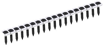 Schnellbauschrauben Magazinschrauben gegurtet mit Grobgewinde, Feingewinde oder Bohrspitze versch. Größen Trockenbauschraube Gipsplattenschraube magaziniert (3,9 x 25 mm | 1000 Stück, Grobgewinde)