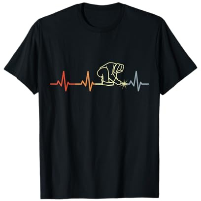 Soldador Vintage Pulse Line Metal Fabricator Camiseta