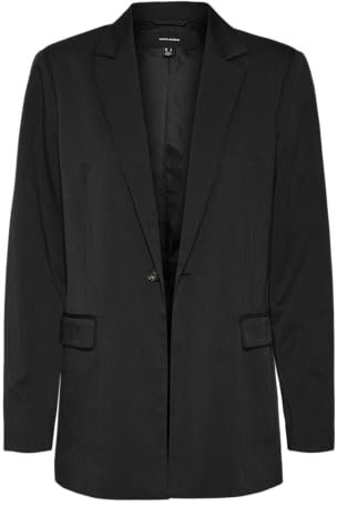 VERO MODA VMNILA LS Slim Blazer NOOS, svart, 42