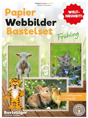 Bastelset Frühling Webbilder, Kinder, Puzzle, personalisiert, individuell, Geschenk