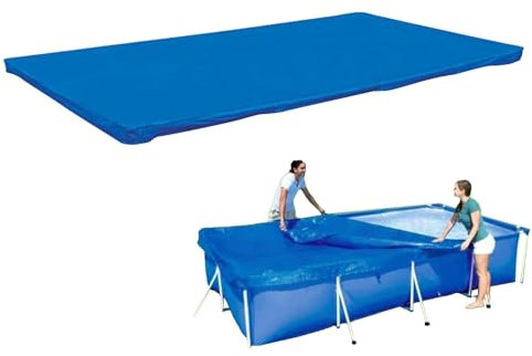 Youding Copertura per piscina interrata, Copertura per piscina rotonda,Protezione per copertura per piscina fuori terra rettangolare rotonda - Evita la sporcizia lascia la copertura per piscina
