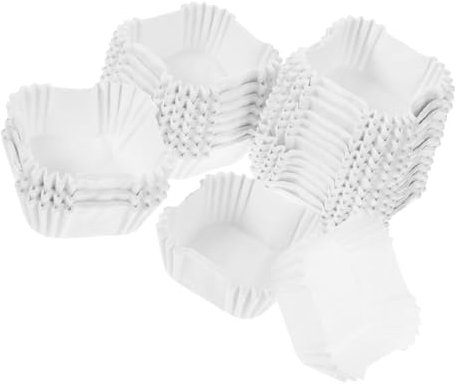 PHENOFICE Pirottini Di Carta Quadrati Per Muffin E Cupcake Monouso Per Dolci E Spuntini
