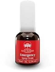 Fiori Australiani Emergency Spray Orale 30 ml, Emergency fiori Australiano Spray rimedio di primo soccorso per il sostegno e le emozioni acute
