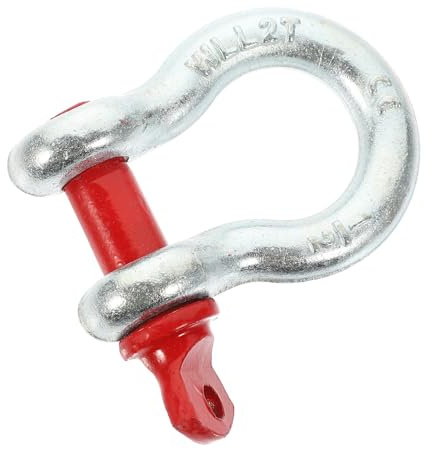 MUELODSIC Manille Galvanisée Acier Haute Résistance Tonnes Manille de Levage Lourde pour Sécurité et Remplacement Outil de Levage et Antirouille
