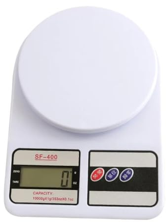 Bilancia digitale da cucina elettronica for alimenti 10 kg x 1 g, bilancia elettrica for posta, cottura, dolci, accessori