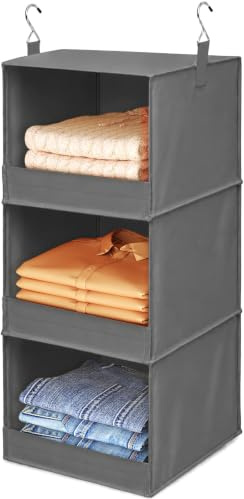 Lifewit Hanging Wardrobe Storage Organiser for Clothes, Collapsible