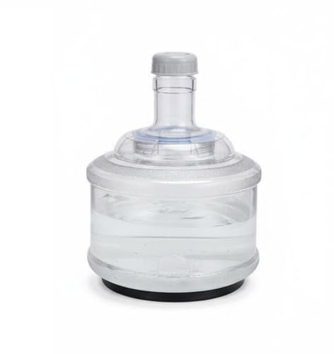 KiBcsLic Bidón de Agua para Dispensador Universal Cubo de Agua de Plástico Lavable Reutilizable para Entusiastas del Té, Oficina, Cocina, 5L, Desmontar Claro