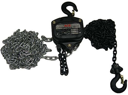 Heavy Duty Chain Block & Tackle 5 Ton 6 Metre (5000KG 5T 6M Lifting Hoist)