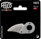 FELCO Ersatzklinge für Gartenscheren (geeignet für FELCO 14, Ersatzteil für Gartenwerkzeug, Ersatzmesser) FELCO 14/3, Rot