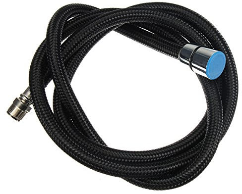 KingLan 1.5 M Nylon Schwarz/Grau Wasserleitung Wasserschlauch Für Küche Herausziehen Mischbatterie Ersatzteil - Schwarz