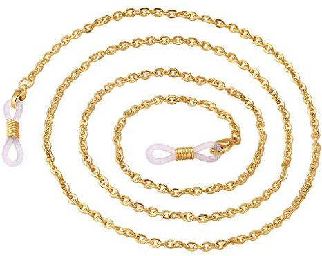 Inzopo Unbekannt Damen Brillenkette Gelbgold One Size, gold, One size