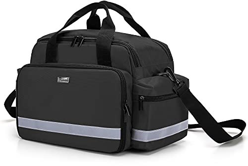 Trunab Tasche für Medizinische Versorgung, Krankenschwestertasche mit Griff und Schulterriemen für die Gesundheitsversorgung zu Hause, Besuch von Krankenhäusern, Reisen oder Notfallveranstaltungen