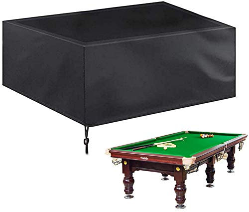 7/8/9 Ft Abdeckplanen Für Billardtische, Billard Tischabdeckung Billardtischabdeckung Snooker Waterproof Abdeckung Gartenmöbel Abdeckung Für Billard, Snooker (9Ft-287x155x82cm)