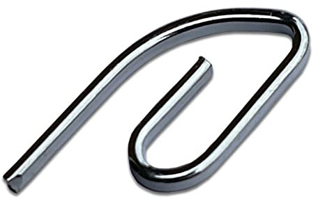 25 Ganchos Cortinas metalicos para Cortinas de con Sistema de riel. Ganchos para Cortinas Resistentes y de Calidad. Mayor Resistencia Que los enganches de plástico.