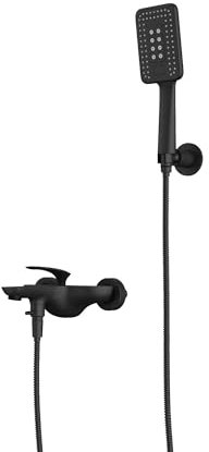 doporro edles Duschsystem mit Handbrause-Set Einhebelmischer inkl. Wasserstrahlarten Dusch-Set für Duschen & Badewannen