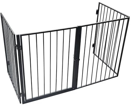 Barrière de protection en métal WERKA PRO 4 panneaux 240cm