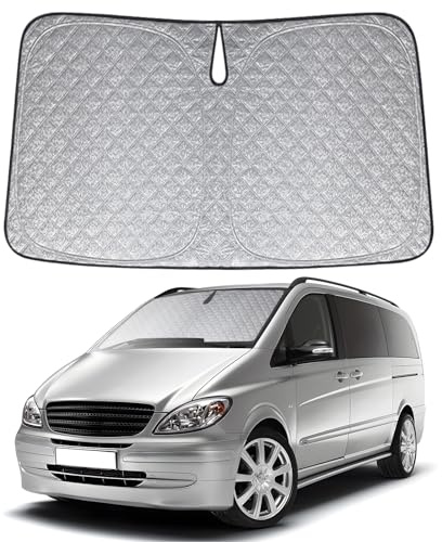 Sonnenschutz Auto für Mercedes Benz Vito 2014-2024 Frontscheibe Faltbare