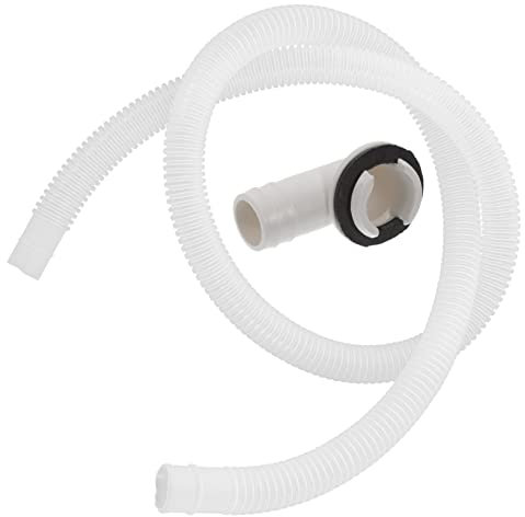 LOEFLIFA Kit De Manguera De Drenaje para Aire Acondicionado Conector De 20 Mm, Tubo De Plástico Transparente De 3 Pies, Codo De Goma Antigravedad, Compatible con Unidades Minisplit y Ventana