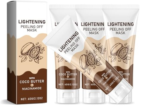 Niacinamid Lightening Peel-Off Mask - Exfolierande, anti-aging och blekning peel-off mask för ett ljusare ansikte, återfuktande och djuprengöring (4)