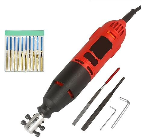 ZKLGS Pneumatische Feile Elektrische Feile Elektrischer Säbelfeilenschleifer Und Besäumsäbelsäge Schleifmaschine Feilenpoliermaschine(Set 1)