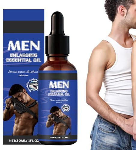 Olio Per Massaggio Del Corpo Per La Serata Romantica 30 ml Gel Naturale | Olio per il Benessere Maschile Per Uomo Tutti i Tipi di Pelle Prestazioni Prolungate