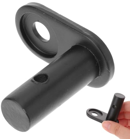 Kisangel Gancio per Bicicletta in Acciaio Nero Facile da Rilasciare con Accessori per Rimorchi e Carrello Porta