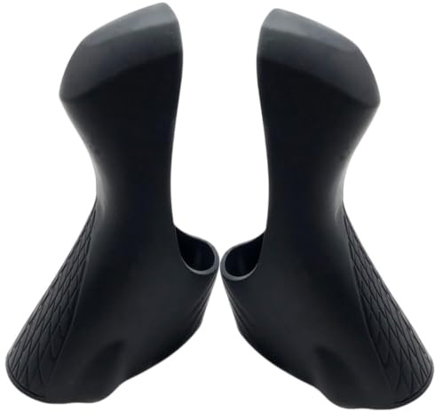 Bicycle Brake Hoods - Silicone Shifter Lever Case, Elastic Bracket Sleeve Guard, Textured Mechanical Wrap | Protective Bike Part, Stylish Durability and Protection For Road Racing Cycling Component Pa