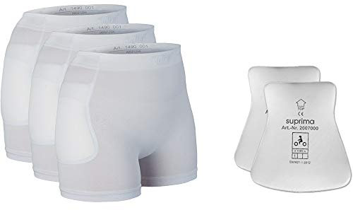 Suprima Set Hüftprotektor-Slip, 3 x 1-4900 und 1 x 2007 - weiss (M)