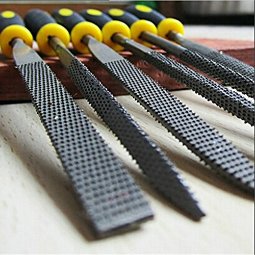 Xucus Microtech - Juego de limas pequeñas para rellenar con agujas, para carpintería, para manualidades, carpetas de metal, herramientas planas para tallar madera (color: CD-140)