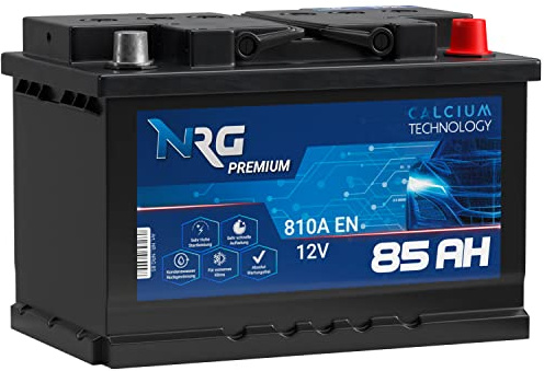 NRG Autobatterie 85Ah 12V Starterbatterie ersetzt 74AH 75AH 77AH 80AH 82AH