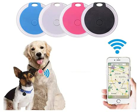 Anti Perdu Collier GPS Chats Localisateur, Traceur pour Chien, Alarme pour Animaux Domestiques Véhicules Enfants Âgées, Mini SOS Outdoor Navigation Localisation, Étanche et Taille Mini (Le Noir)