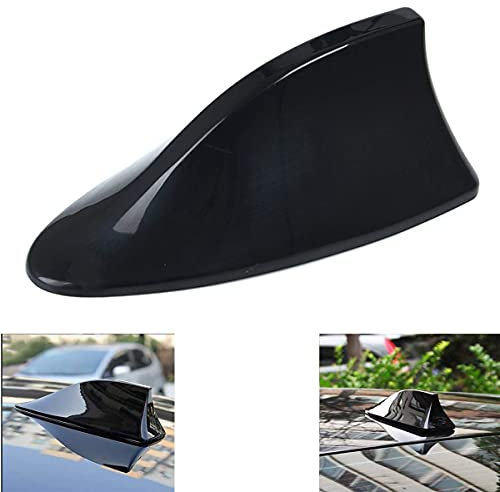 Dingzing Antena Coche Tiburon, Antena Radio Coche, Antena de Coche Universal, Antena FM/Am, Señal Mejorada Resistente al Agua y al Polvo para Automóvil, SUV, Camión